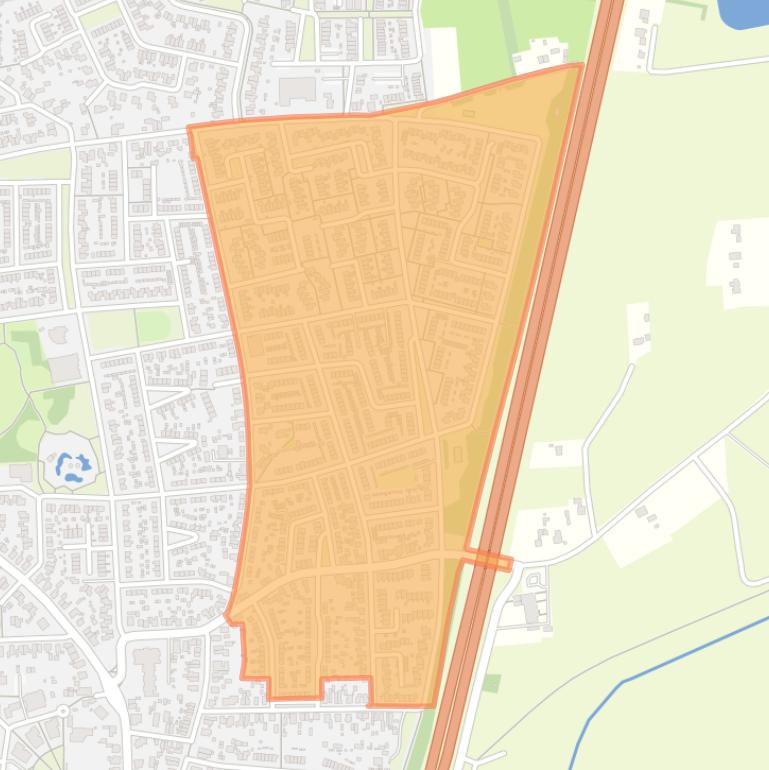 Kaart van de buurt Brummense Enk Oost.