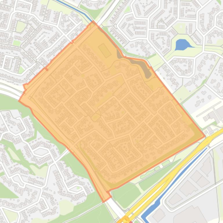 Kaart van de buurt Bruninkshoek.