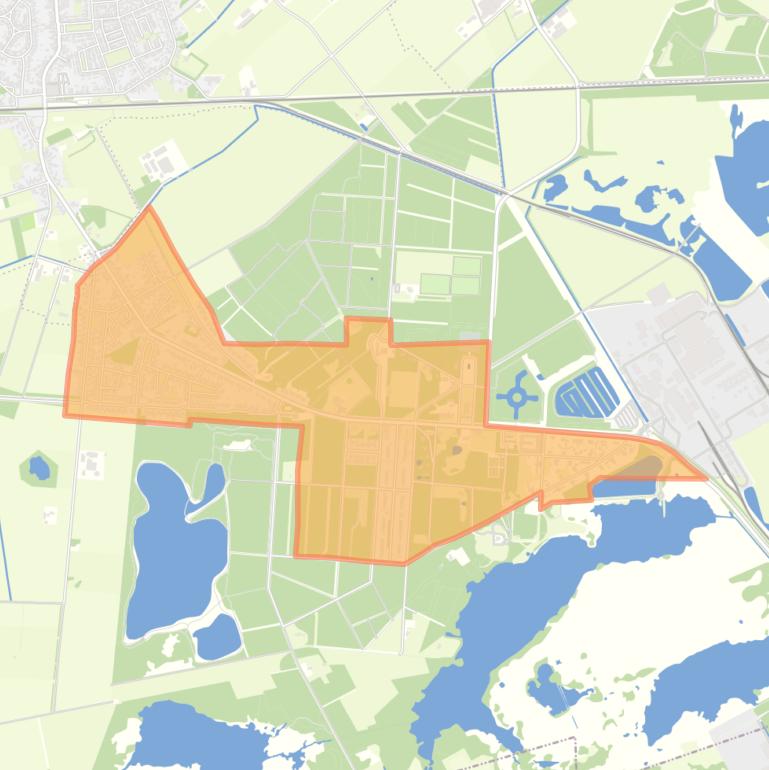 Kaart van de buurt Budel-Dorplein.