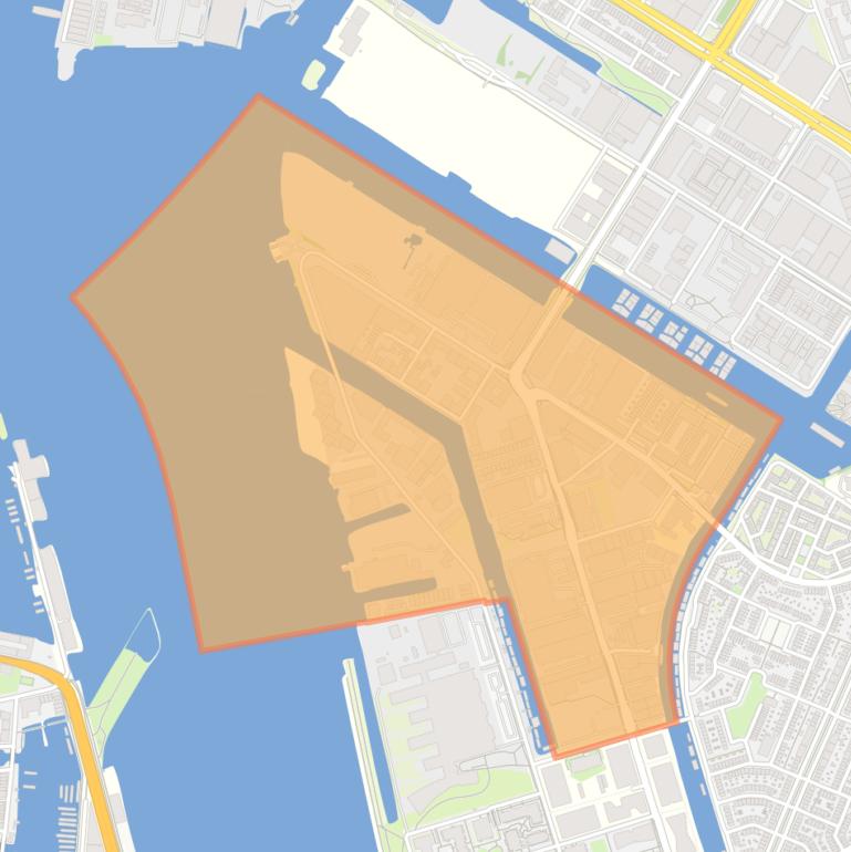 Kaart van de buurt Buiksloterham-Zuid.