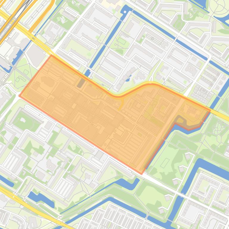Kaart van de buurt Buikslotermeerplein.