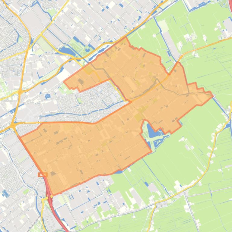 Kaart van de buurt Buitengebied 1 De Lier.