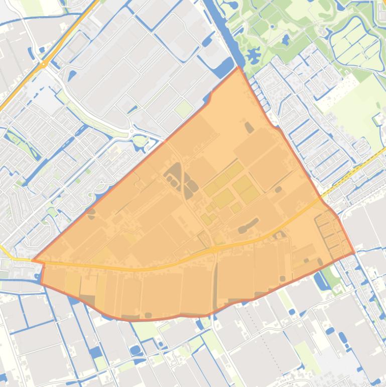 Kaart van de buurt Buitengebied 1 Poeldijk.