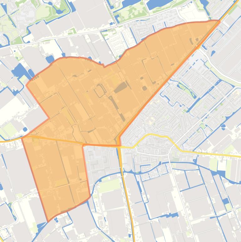 Kaart van de buurt Buitengebied 2 Poeldijk.