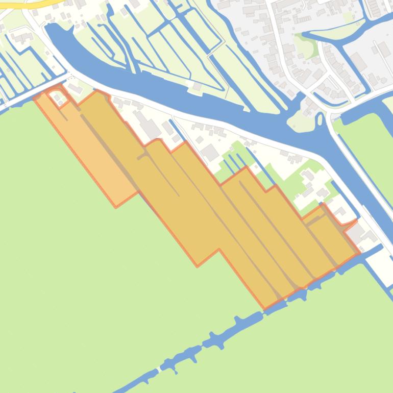 Kaart van de buurt Buitengebied-Ammersekade.