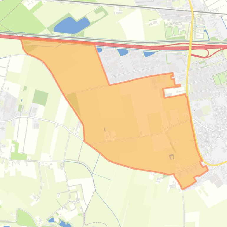 Kaart van de buurt Buitengebied Andelst.