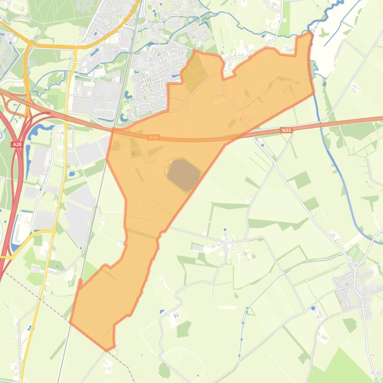 Kaart van de buurt Buitengebied Anreep.