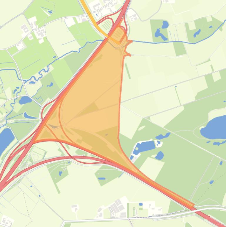 Kaart van de buurt Buitengebied B-E Zuid-Oost.