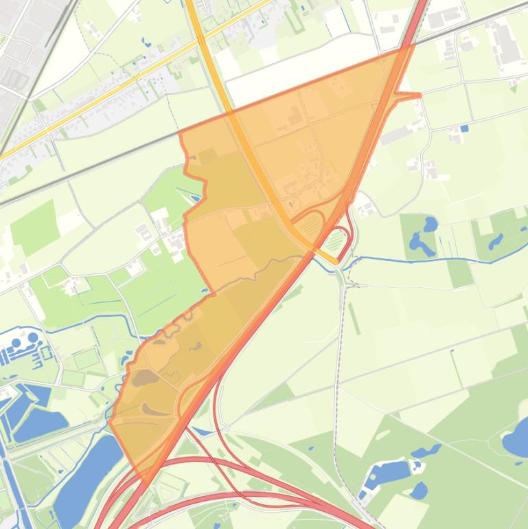 Kaart van de buurt Buitengebied B-E Zuid-West.