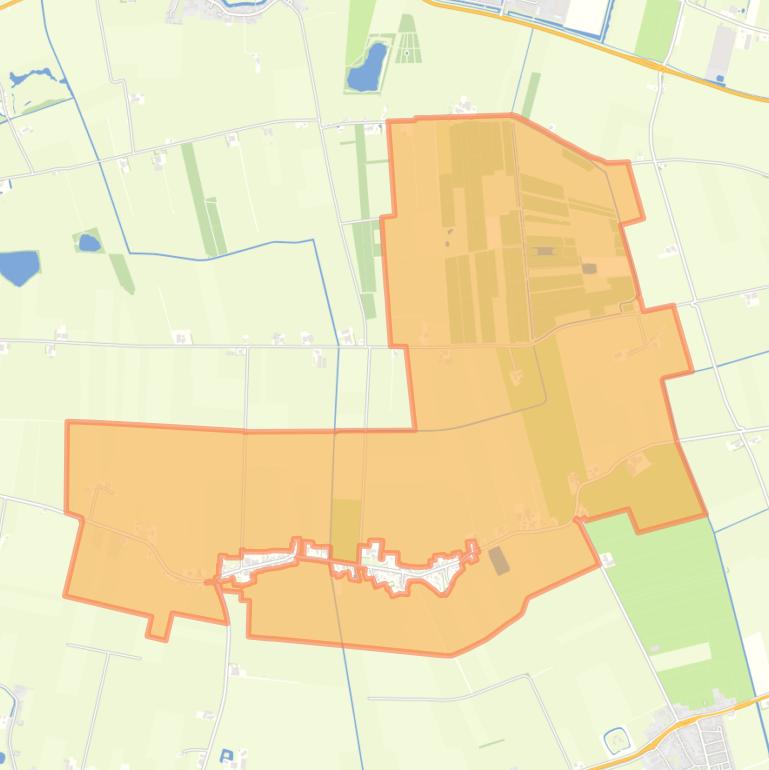 Kaart van de buurt Buitengebied Babyloniënbroek.