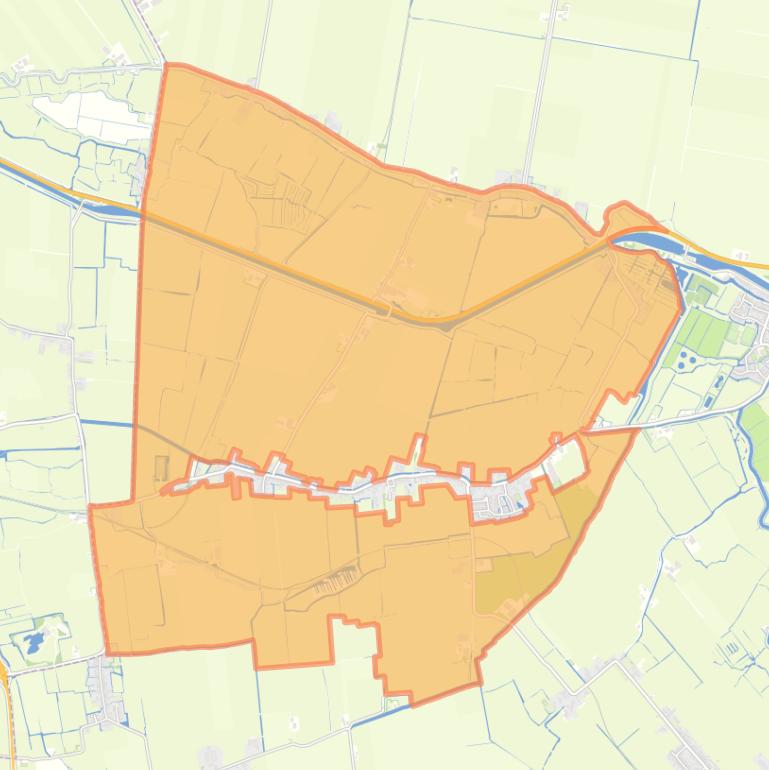 Kaart van de buurt Buitengebied Barsingerhorn.