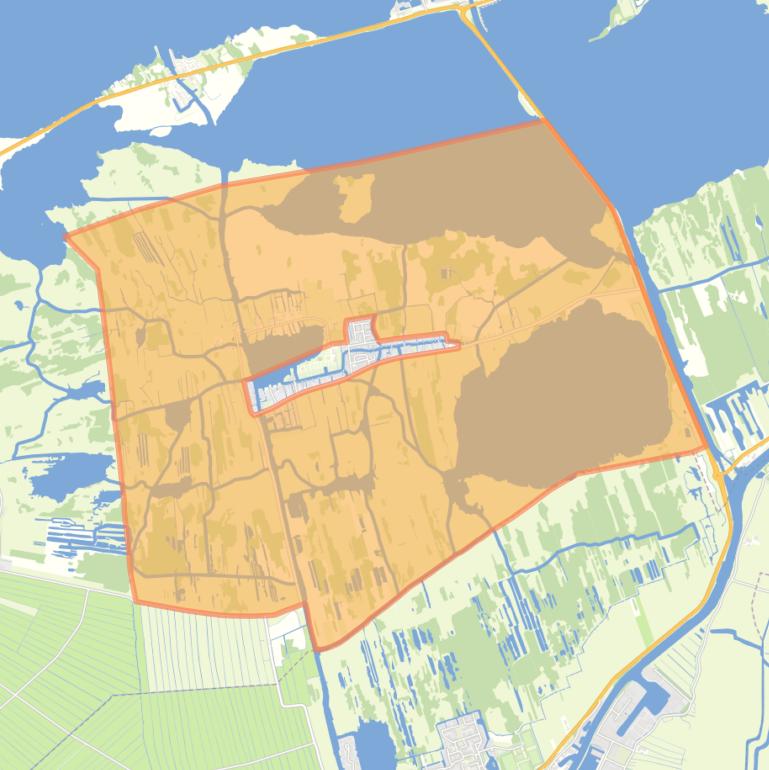 Kaart van de buurt Buitengebied Belt Schutsloot.