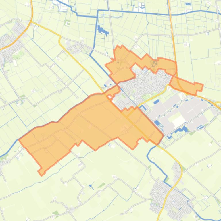 Kaart van de buurt Buitengebied Berltsum.