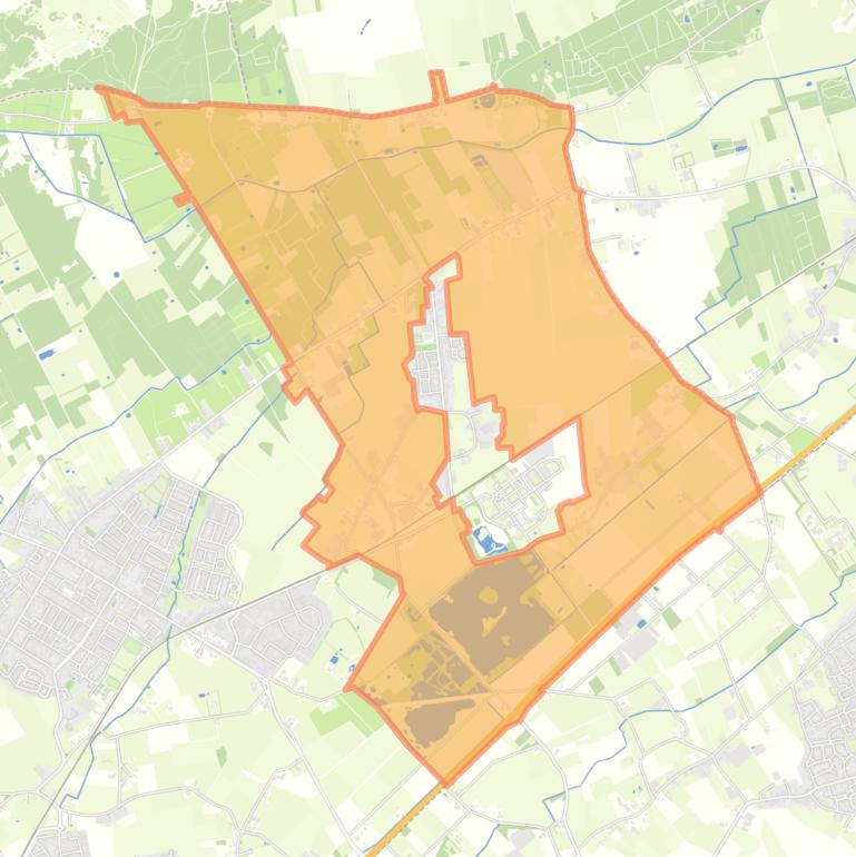 Kaart van de buurt Buitengebied Biezenmortel.