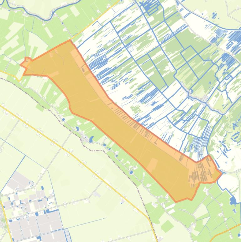 Kaart van de buurt Buitengebied Blankenham.