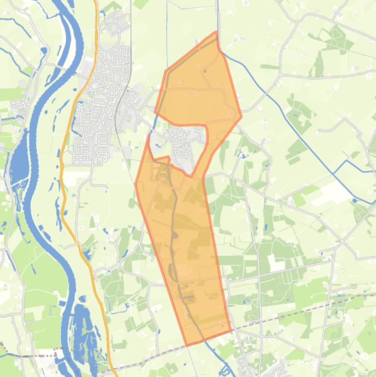 Kaart van de buurt Buitengebied Boskamp.