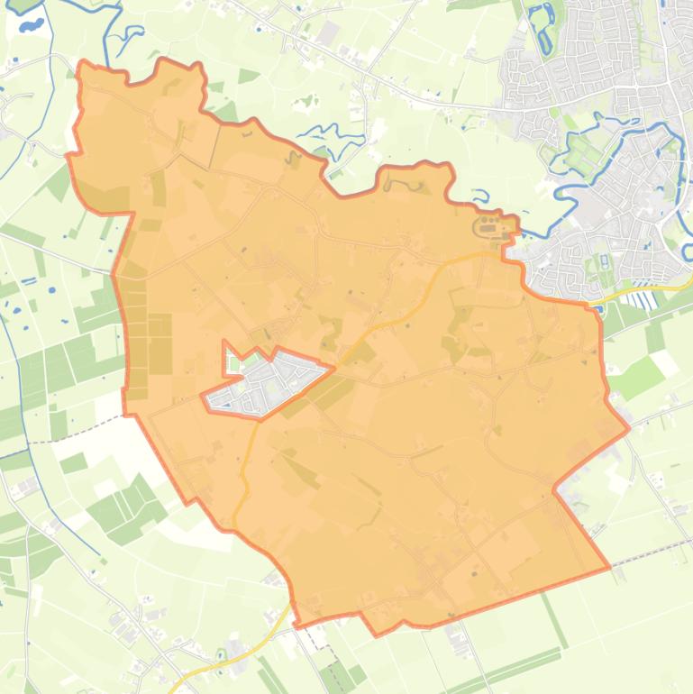 Kaart van de buurt Buitengebied Boskant.