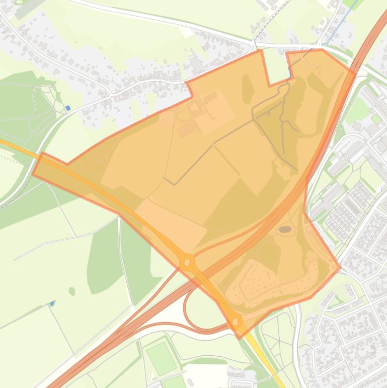 Kaart van de buurt Buitengebied.