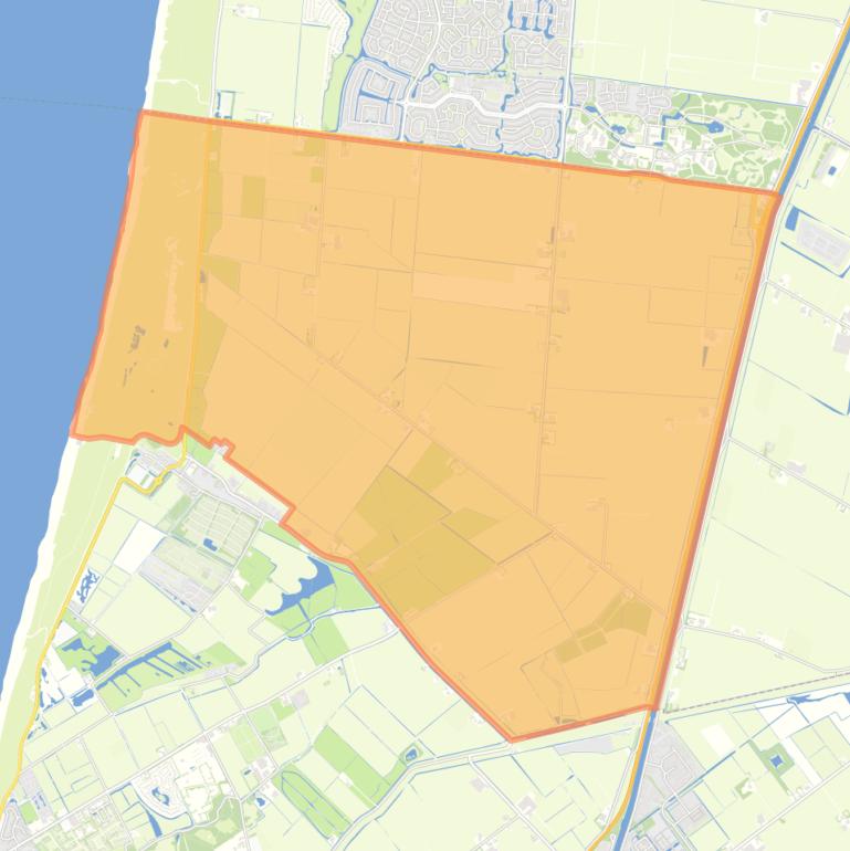 Kaart van de buurt Buitengebied Callantsoog-Noord.