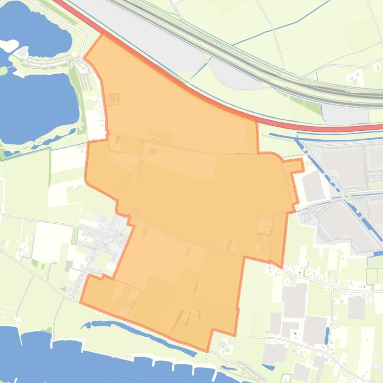 Kaart van de buurt Buitengebied de Danenberg.