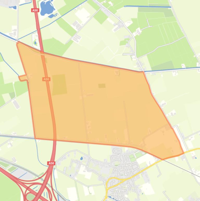 Kaart van de buurt Buitengebied De Meilanden.