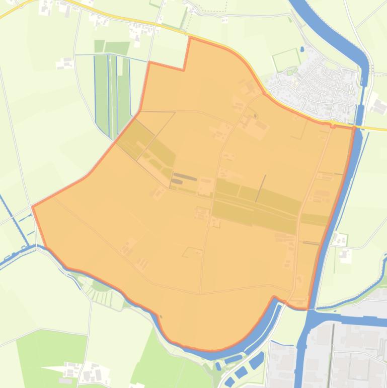 Kaart van de buurt Buitengebied De Tuinlangel.