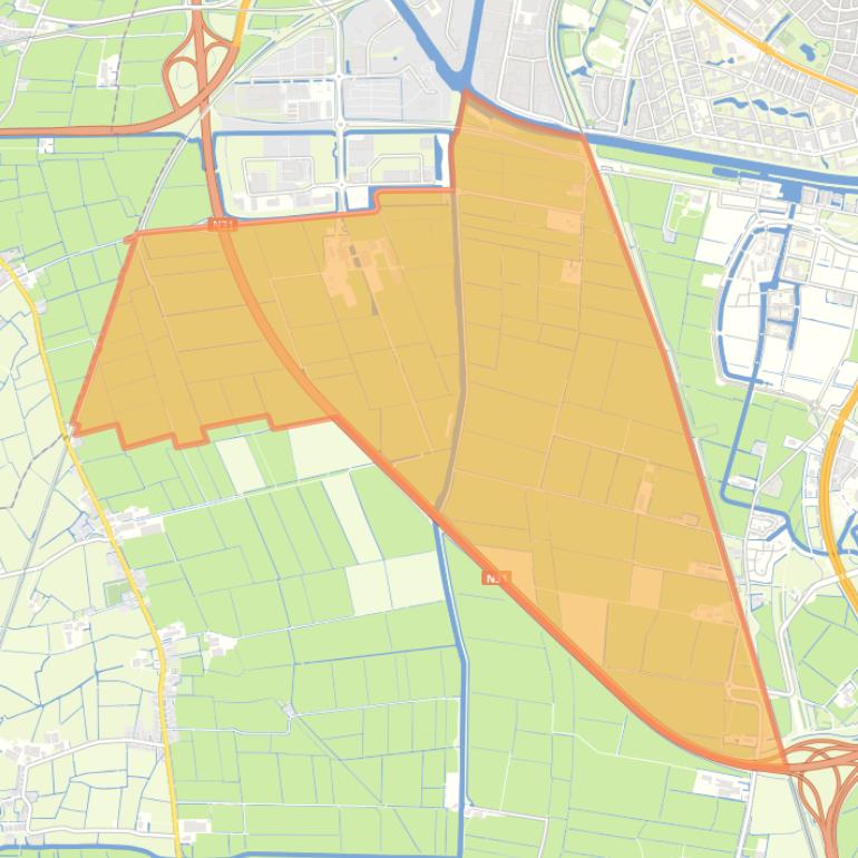 Kaart van de buurt Buitengebied De Zwette.