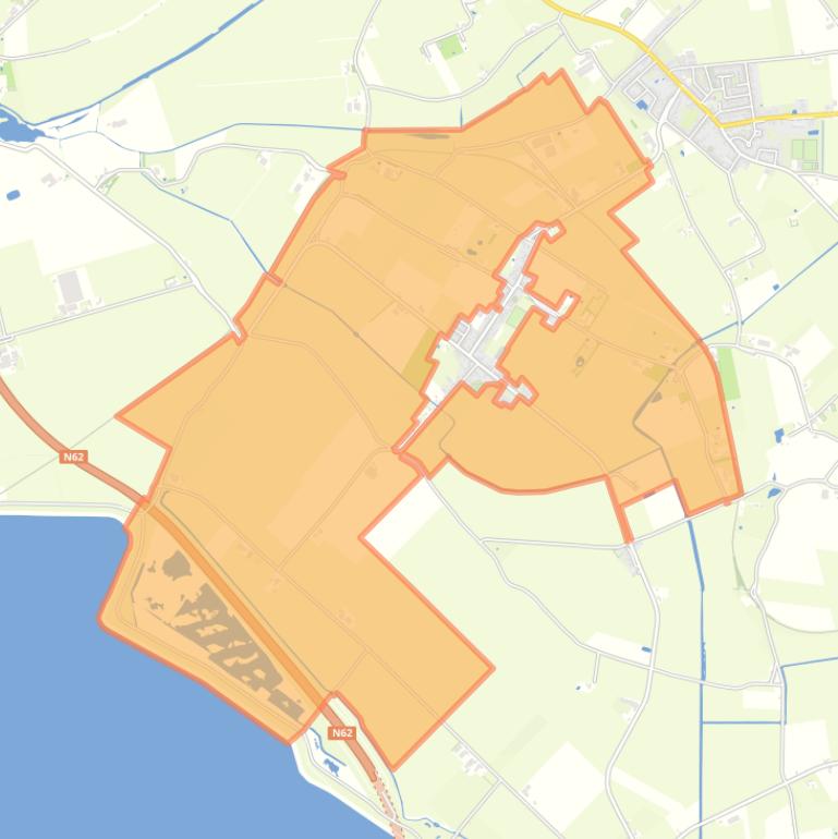 Kaart van de buurt Buitengebied Driewegen.