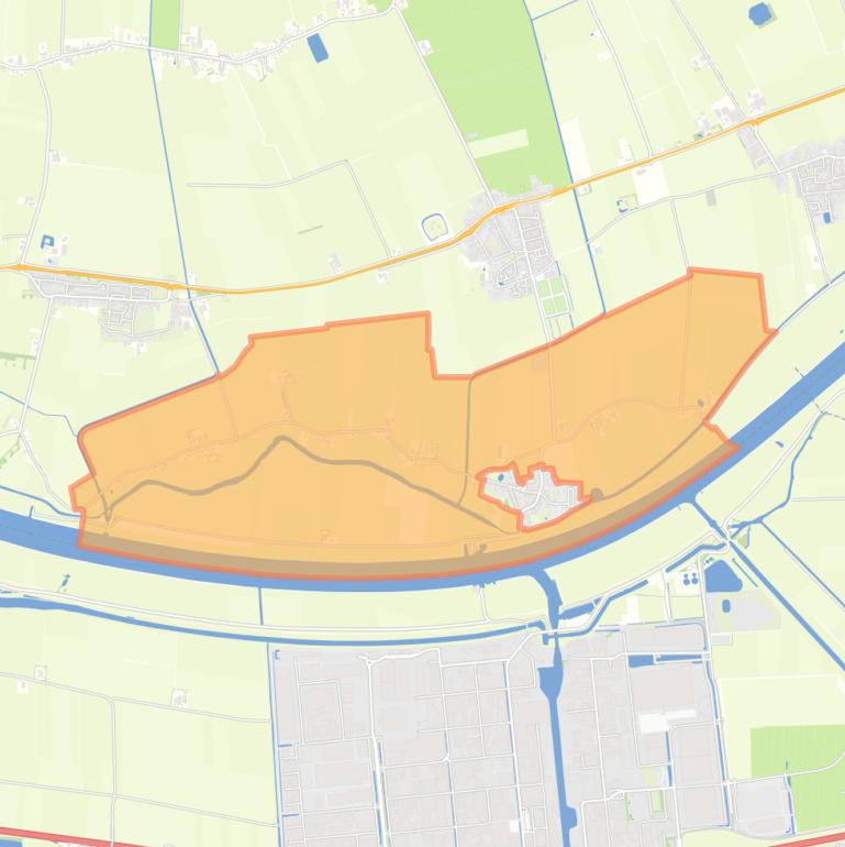 Kaart van de buurt Buitengebied Drongelen.