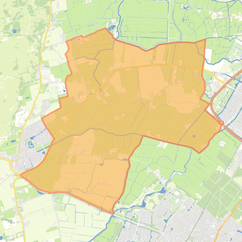 Kaart van de buurt Buitengebied Egmond aan den Hoef.