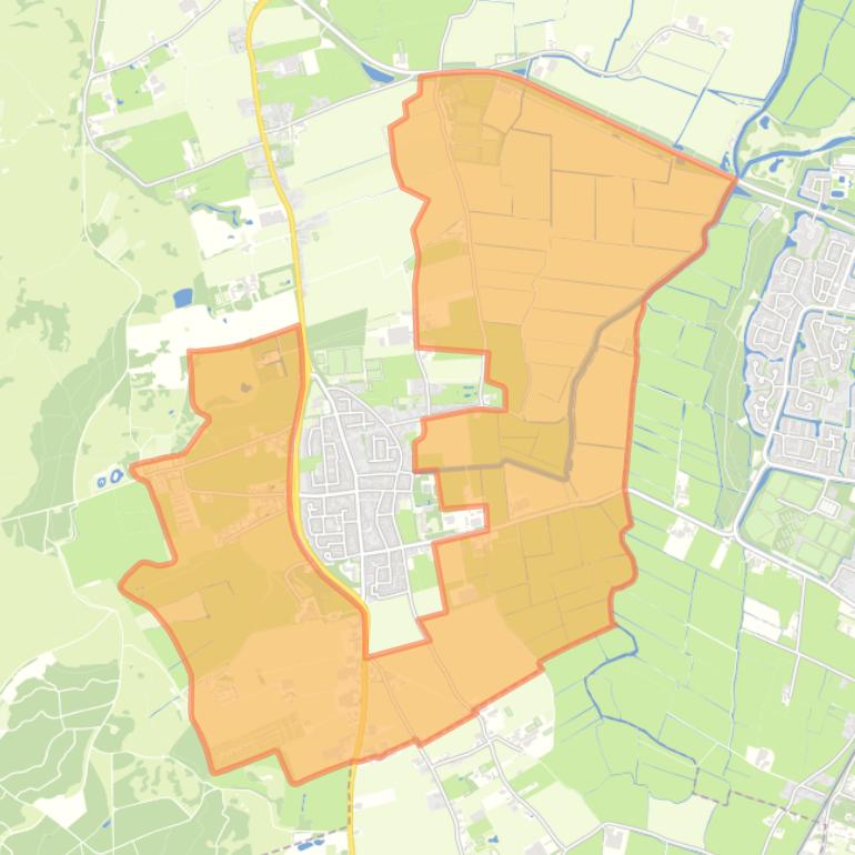 Kaart van de buurt Buitengebied Egmond-Binnen.