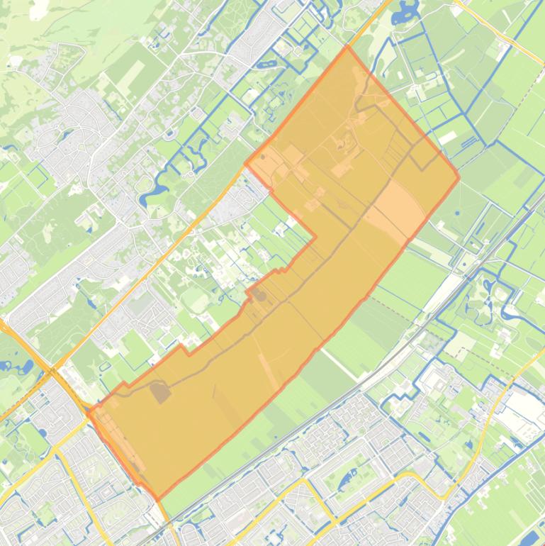 Kaart van de buurt Buitengebied Eikenhorst.