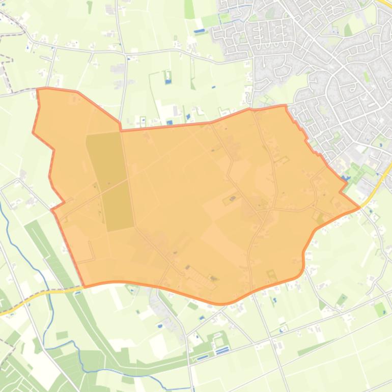 Kaart van de buurt Buitengebied Elderbroek.