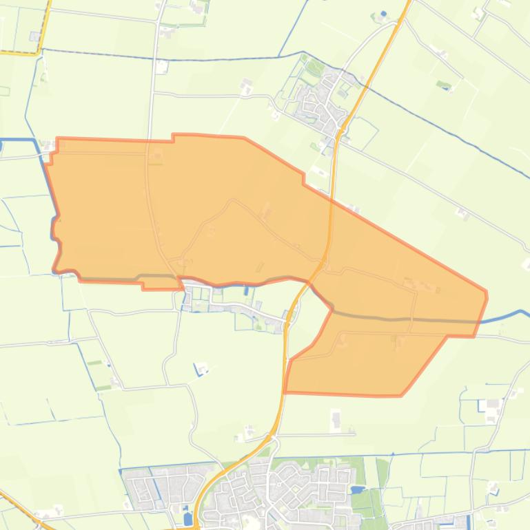 Kaart van de buurt Buitengebied Feinsum.