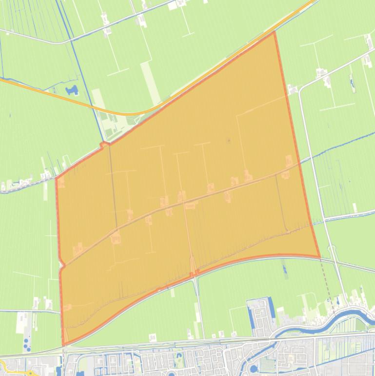 Kaart van de buurt Buitengebied Giessendam.