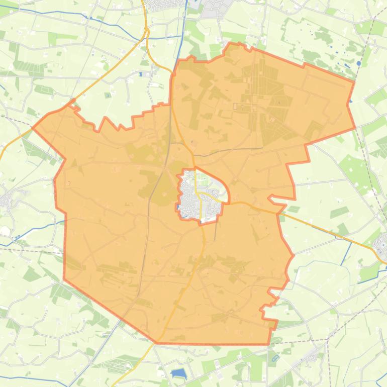 Kaart van de buurt Buitengebied Heeten.