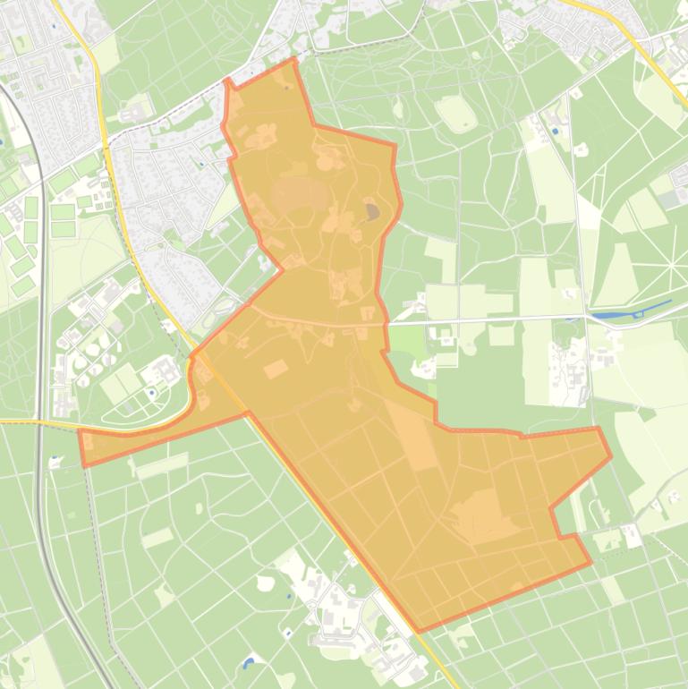 Kaart van de buurt Buitengebied Heilig Landstichting.