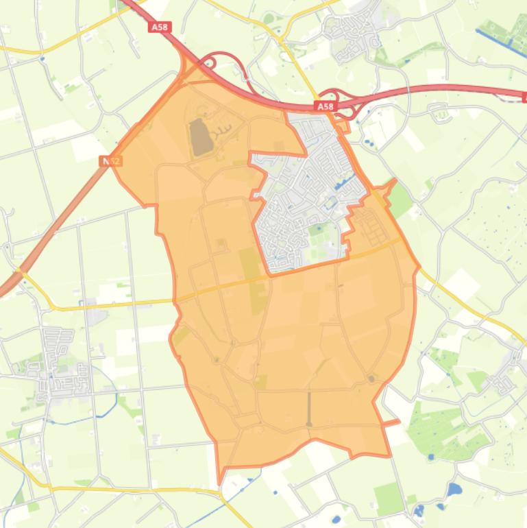 Kaart van de buurt Buitengebied Heinkenszand.