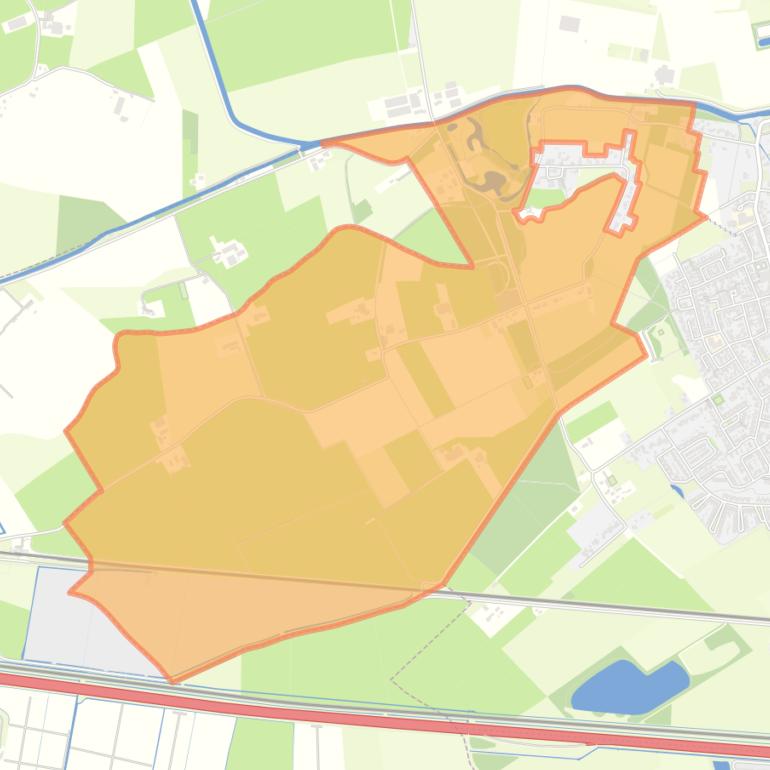 Kaart van de buurt Buitengebied Hemmen.