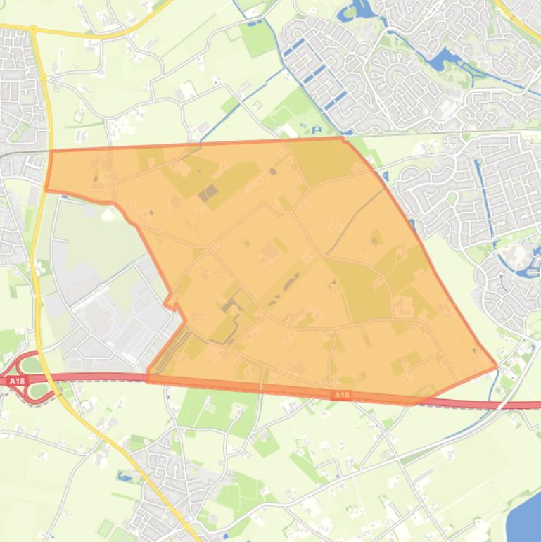 Kaart van de buurt Buitengebied - Het Broek.