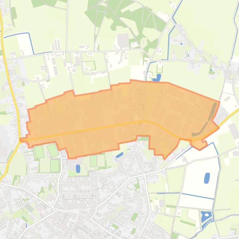 Kaart van de buurt Buitengebied Industrie Panningen.
