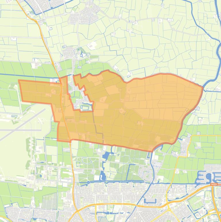 Kaart van de buurt Buitengebied Jelsum.