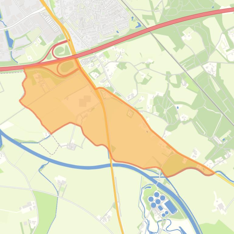 Kaart van de buurt Buitengebied - Kemnaderallee.