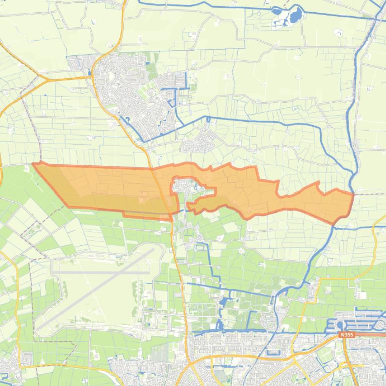 Kaart van de buurt Buitengebied Koarnjum.