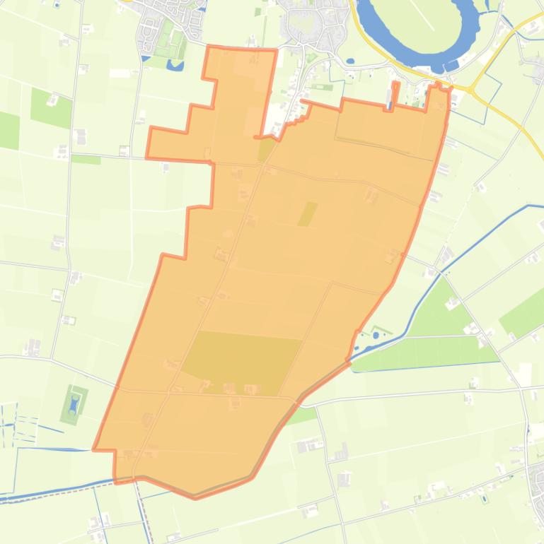 Kaart van de buurt Buitengebied Lithoijen.