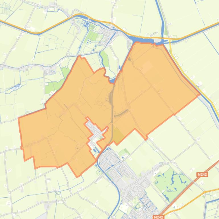 Kaart van de buurt Buitengebied Lutjewinkel.