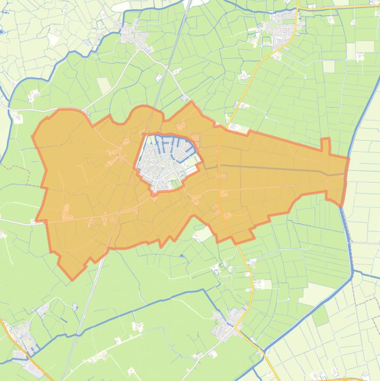Kaart van de buurt Buitengebied Mantgum.