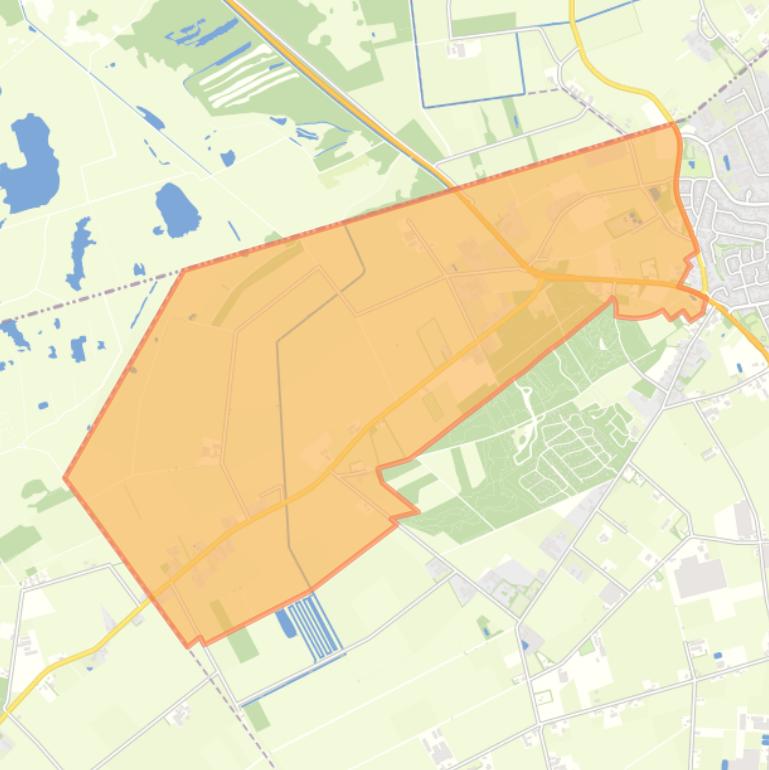 Kaart van de buurt Buitengebied Nederweerterdijk-Berg.