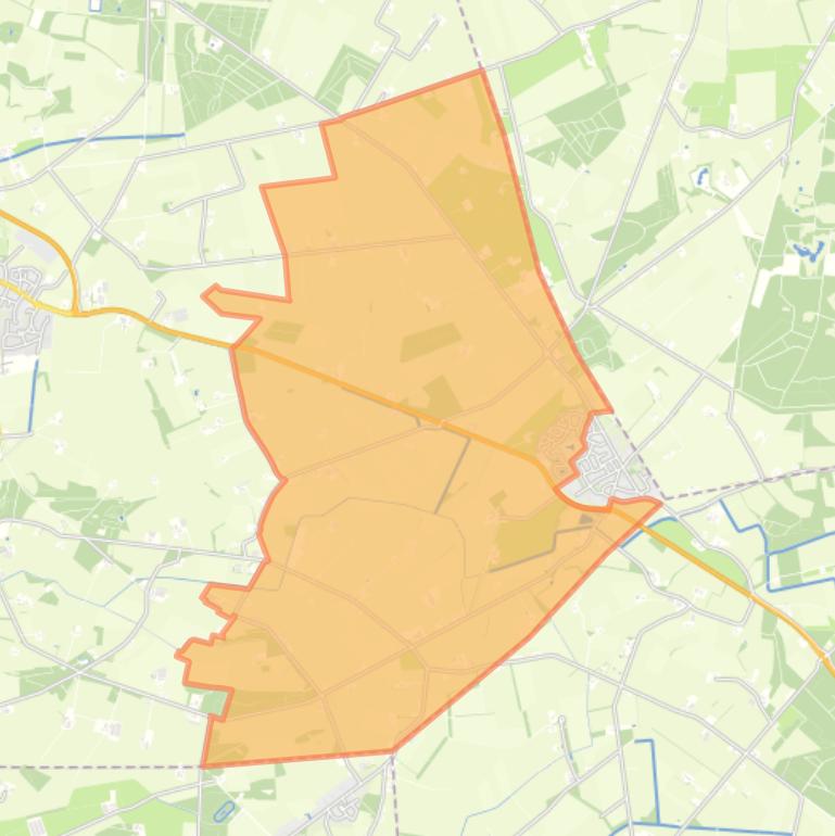 Kaart van de buurt Buitengebied Nieuw Heeten.