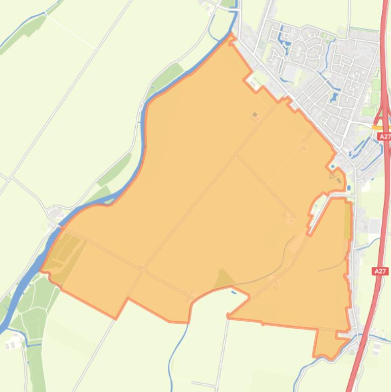 Kaart van de buurt Buitengebied Nieuwendijk zuid.